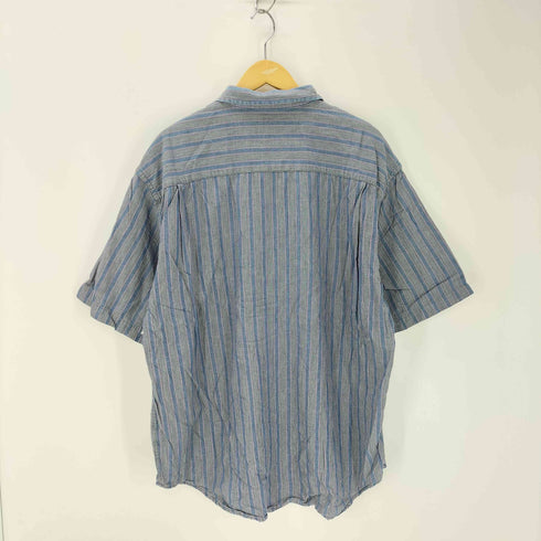 ドッカーズ DOCKERS 90S ストライプ柄 開襟 コットン 半袖シャツ メンズ JPN:L