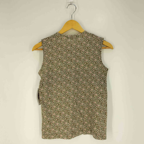 トリココムデギャルソン tricot COMME des GARCONS 切替 花柄 フラワー ノースリーブTシャツ レディース