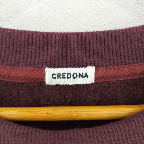 クレドナ CREDONA 「THE C」 POINT SWEATSHIRTS/ポイントスウェット レディース FREE