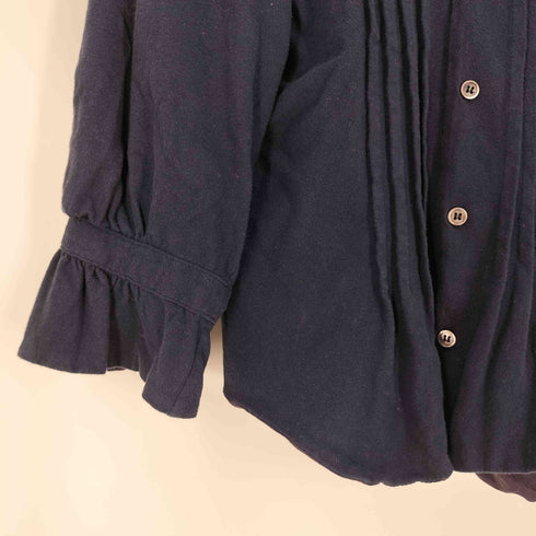 トリココムデギャルソン tricot COMME des GARCONS 染色加工 ラインドp後染シャツブラウス レディース