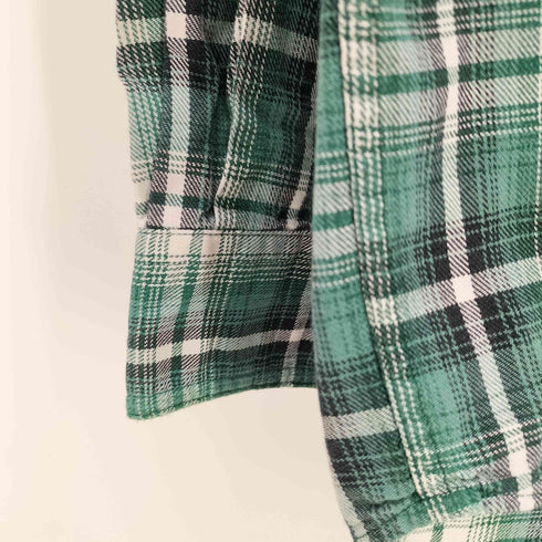 ギャップ Gap OLD 90S 紺タグ ボタンダウン コットン チェック柄 長袖シャツ メンズ JPN:XL