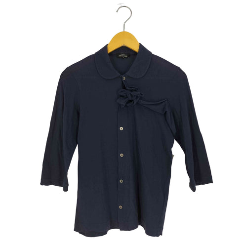 トリココムデギャルソン tricot COMME des GARCONS 丸襟 ラウンドカラー 変形リボン シャツ レディース JPN:S