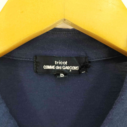 トリココムデギャルソン tricot COMME des GARCONS 丸襟 ラウンドカラー 変形リボン シャツ レディース JPN:S