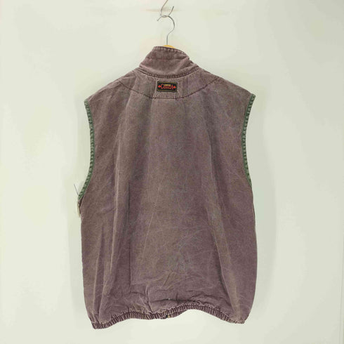 COASTLINE 90S ダック地 ジップアップベスト メンズ JPN:XL