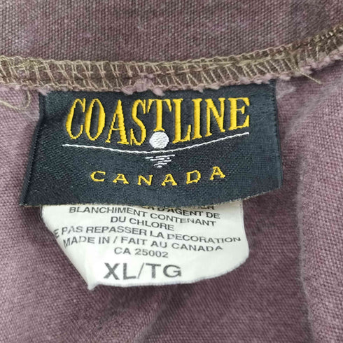 COASTLINE 90S ダック地 ジップアップベスト メンズ JPN:XL