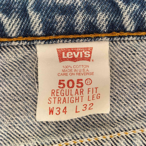 リーバイス Levis 90S 96年製 USA製 オレンジタブ 505 デニムパンツ メンズ 34×32