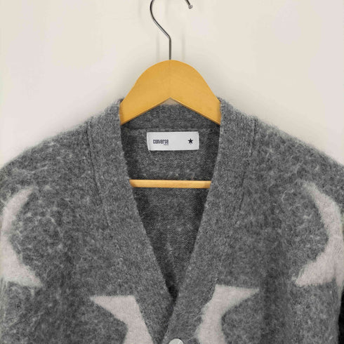 コンバーストウキョウ CONVERSE TOKYO STAR SHAGGY KNIT CARDIGAN メンズ FREE