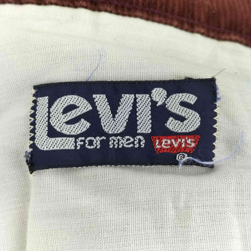 リーバイス Levis 80S 82年製 TALONジップ コーデュロイパンツ メンズ W36