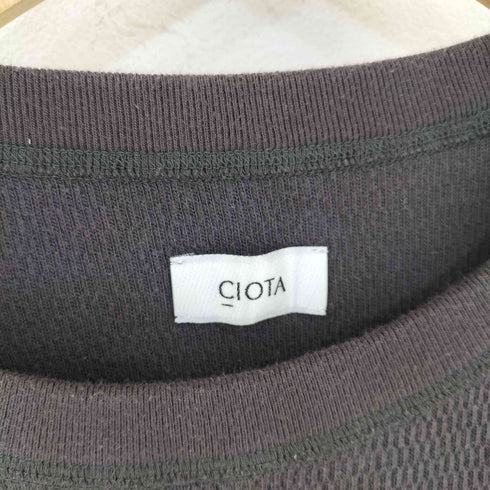 シオタ CIOTA HONEYCOMB MESH LONG SLEEVE T-SHIRT メンズ 6
