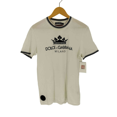 ドルチェアンドガッバーナ DOLCE&GABBANA DGMILLENNIALS ロゴプリント クルーネックTシャツ メンズ 46