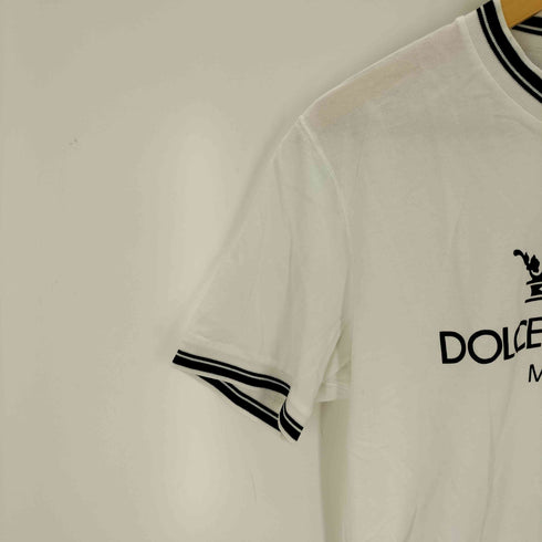 ドルチェアンドガッバーナ DOLCE&GABBANA DGMILLENNIALS ロゴプリント クルーネックTシャツ メンズ 46
