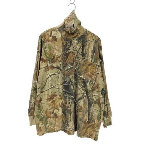 PARAMOUNT OUTDOORS 00S リアルツリーカモ タートルネック 長袖Tシャツ メンズ JPN:XL