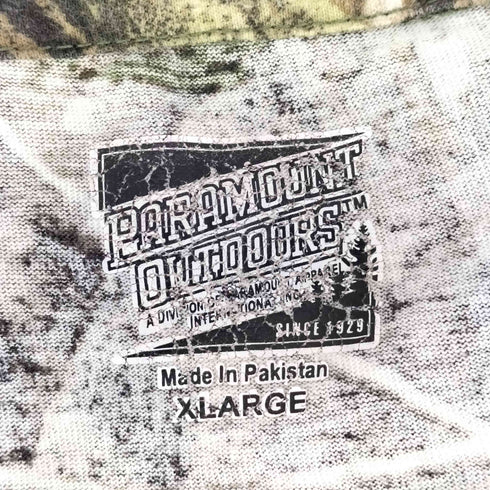 PARAMOUNT OUTDOORS 00S リアルツリーカモ タートルネック 長袖Tシャツ メンズ JPN:XL