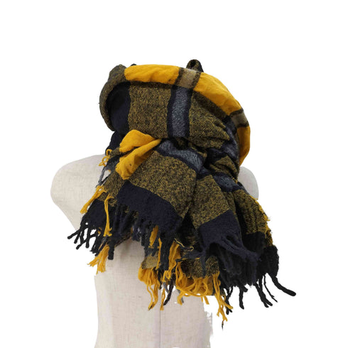 ヴィヴィアンウエストウッド アングロマニア Vivienne Westwood ANGLOMANIA 大判ジャガードチェックストール レディース ONE SIZE