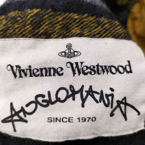 ヴィヴィアンウエストウッド アングロマニア Vivienne Westwood ANGLOMANIA 大判ジャガードチェックストール レディース ONE SIZE