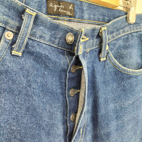 アニエスベーオム Agnes b.homme トカゲタグ デニムパンツ メンズ