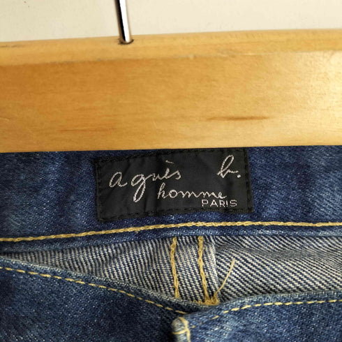 アニエスベーオム Agnes b.homme トカゲタグ デニムパンツ メンズ