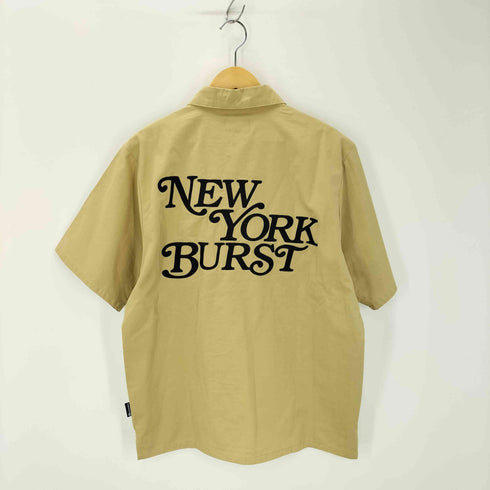 NEWYORK BURST ハーフジップ 半袖シャツ メンズ M