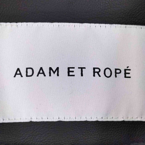 アダムエロペ Adam et Rope ダブルライダースジャケット レディース JPN:S