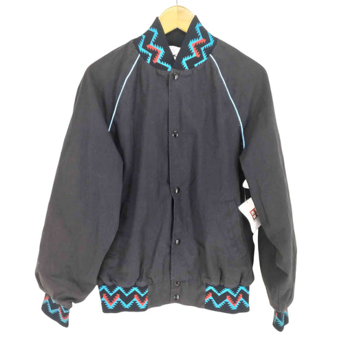 ウエストアーク WESTARK 90s USA製 三角タグ バック刺繍 パイピング ブルゾン レディース