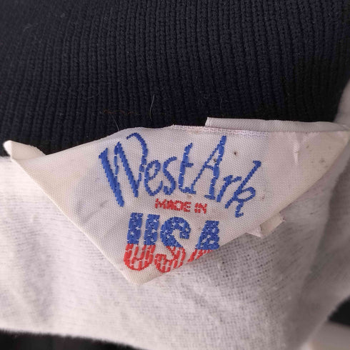 ウエストアーク WESTARK 90s USA製 三角タグ バック刺繍 パイピング ブルゾン レディース