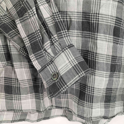 マーガレットハウエル MARGARET HOWELL カシミヤ混 L/S チェックシャツ メンズ JPN:M