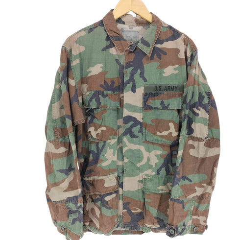 ユーエスアーミー U.S. ARMY 90s リップストップ BDU ミリタリージャケット メンズ Medium Long