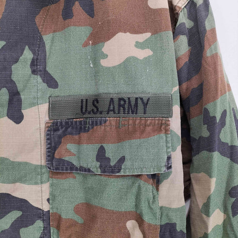 ユーエスアーミー U.S. ARMY 90s リップストップ BDU ミリタリージャケット メンズ Medium Long