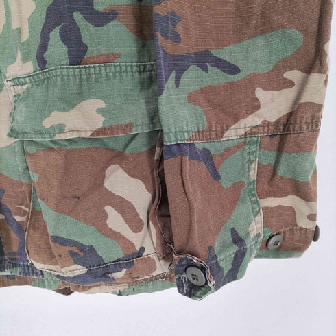 ユーエスアーミー U.S. ARMY 90s リップストップ BDU ミリタリージャケット メンズ Medium Long
