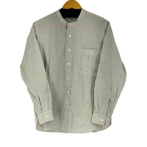 マーガレットハウエル MARGARET HOWELL ストライプ L/S バンドカラーシャツ メンズ JPN:S