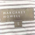 マーガレットハウエル MARGARET HOWELL ストライプ L/S バンドカラーシャツ メンズ JPN:S
