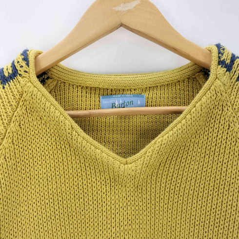 バートン BURTON ラグラン 袖柄ニット メンズ JPN:XL