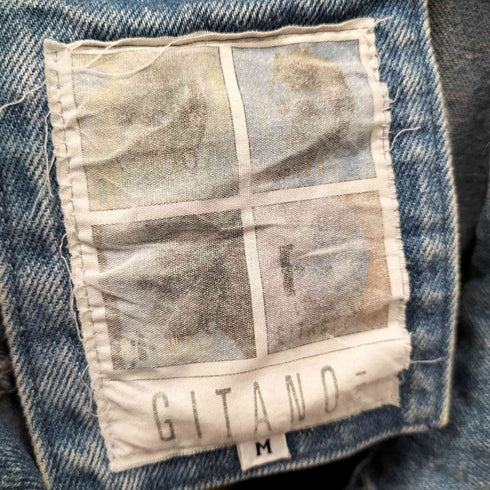 ジターノ GitaNo ハイネック ジップデニムジャケット メンズ JPN:M