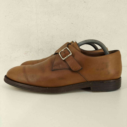 バリー BALLY scribe スイス製 モンクストラップ レザーシューズ メンズ US:7.5D