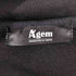 エージェム Agem フロントプリントハーフジップスウェット メンズ FREE