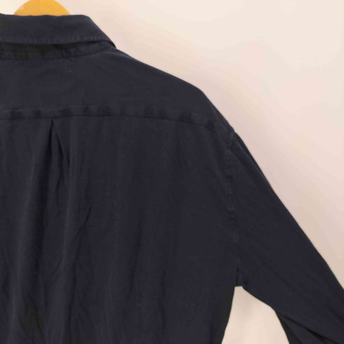ブルネロクチネリ BRUNELLO CUCINELL イタリア製 SLIM FIT シルク コットン L/S カジュアル シャツ メンズ import:XL