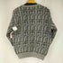 PACO RABANNE 総柄ウールクルーネックニット メンズ import:M