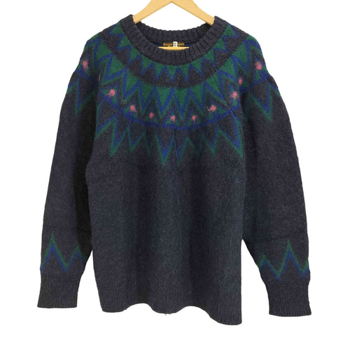 ジャーナルスタンダードホームステッド JOURNAL STANDARD J.S HOMESTEAD 22AW BRUSHED NORDIC LOPI KNIT ウールアルパカ ノルディック柄 ニット メンズ JPN:M