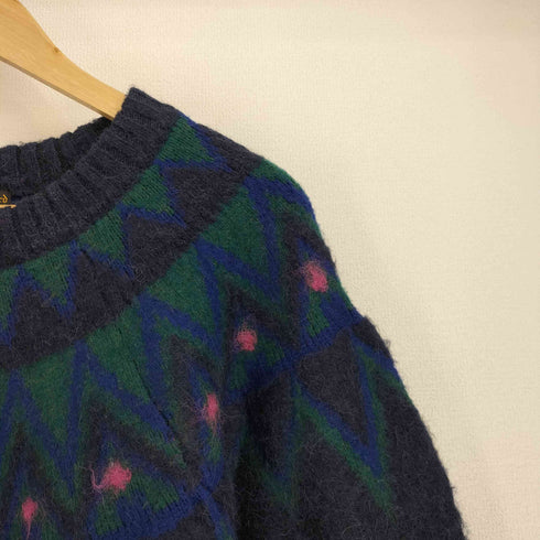 ジャーナルスタンダードホームステッド JOURNAL STANDARD J.S HOMESTEAD 22AW BRUSHED NORDIC LOPI KNIT ウールアルパカ ノルディック柄 ニット メンズ JPN:M