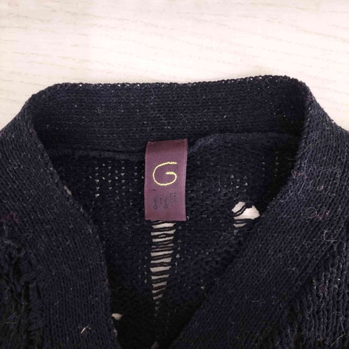 giglt モンテローザ クロップ丈 ダメージカーディガン レディース JPN:M