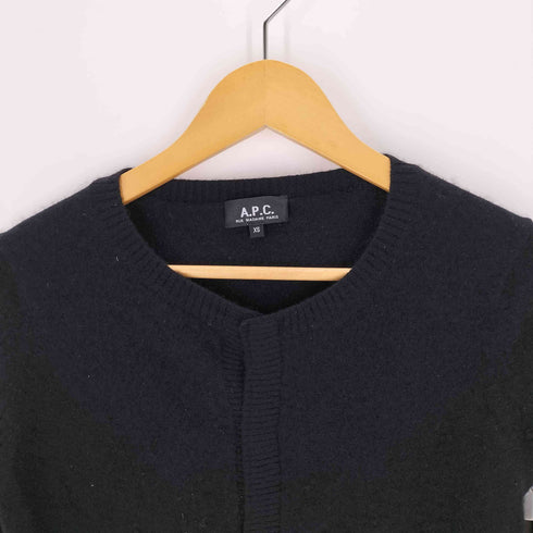 アーペーセー A.P.C. カシミア100 クルーネックカーディガン レディース JPN:XS
