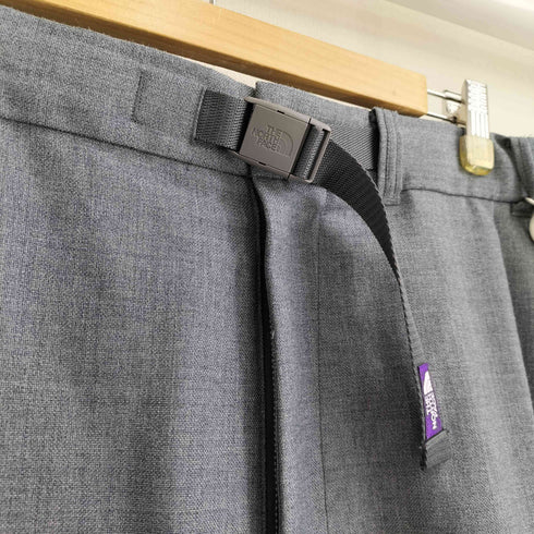 ノースフェイスパープルレーベル THE NORTH FACE PURPLE LABEL 24AW Polyester Wool Oxford Wide Tapered Field Pants ポリエステルウールオックスフォードワイドテーパードフィールドパンツ メンズ 34