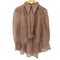Acka Puff Sheer Shirt パフ シアー シャツ レディース FREE