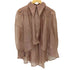 Acka Puff Sheer Shirt パフ シアー シャツ レディース FREE