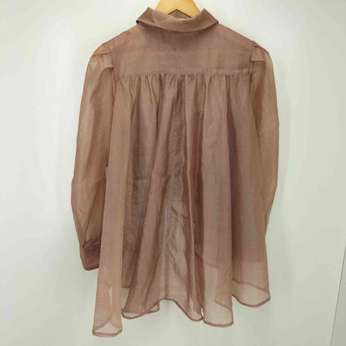 Acka Puff Sheer Shirt パフ シアー シャツ レディース FREE