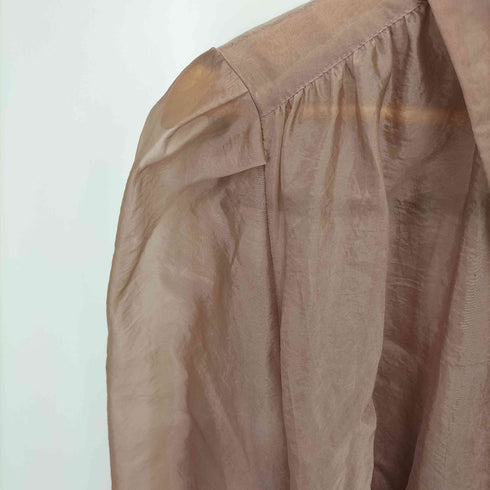 Acka Puff Sheer Shirt パフ シアー シャツ レディース FREE