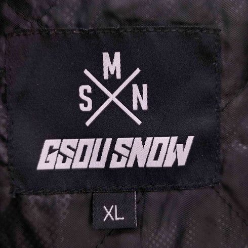 S M N GSOU SNOW 総柄 フーディー スキーウェア ジャケット メンズ JPN:XL