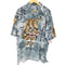 和柄 虎 開襟シャツ メンズ JPN:XL