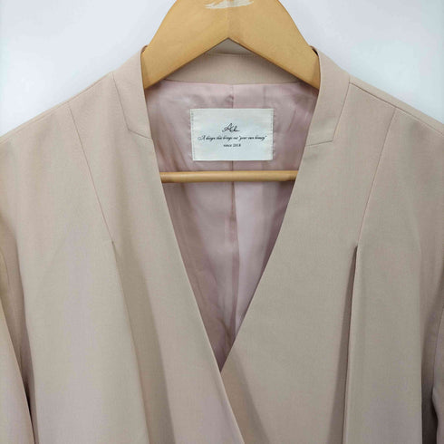 Acka Collarless Jacket カラーレス ジャケット レディース FREE