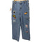 SEQUENZ WAPPEN EMB LOOSE DENIM CARGO PANTS メンズ M